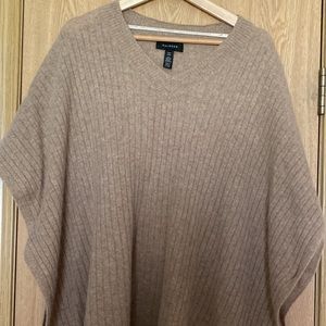 Cashmere poncho